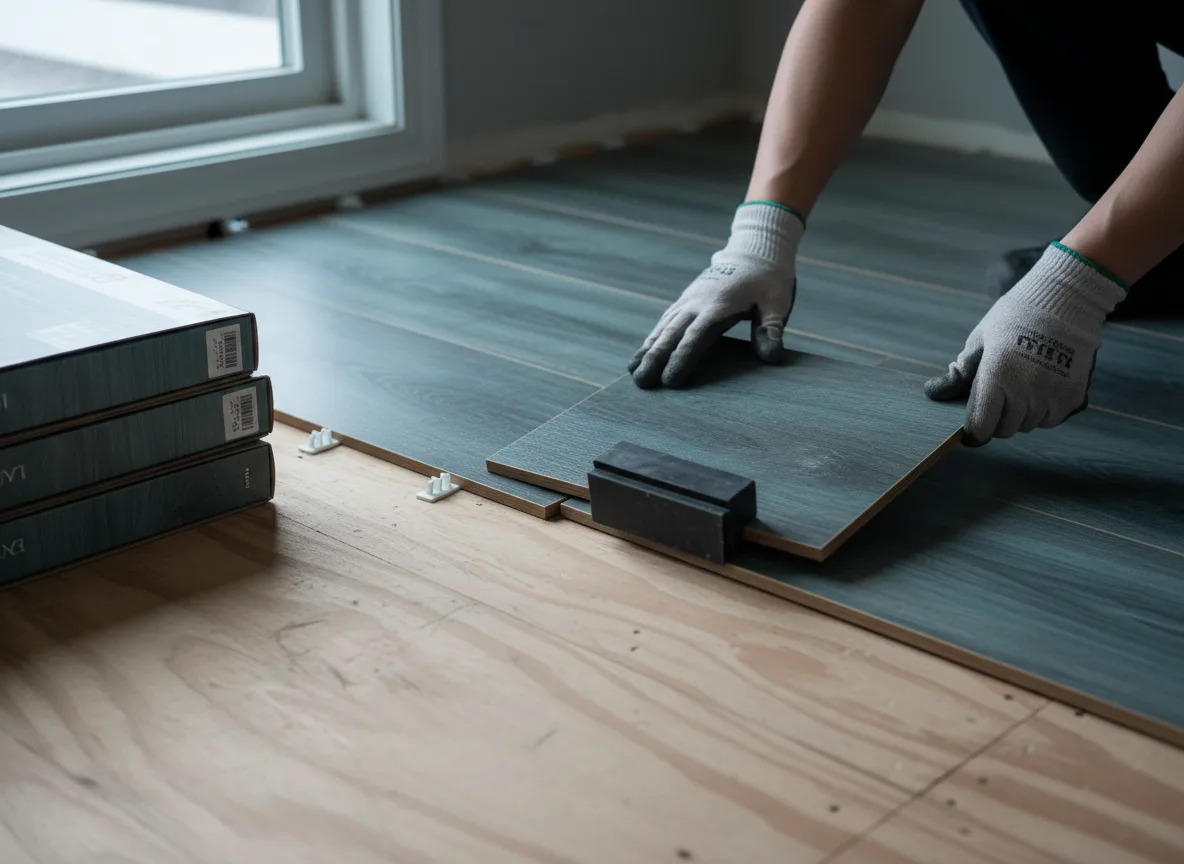 Luxury Vinyl Plank Installation company in Moffit, ND
